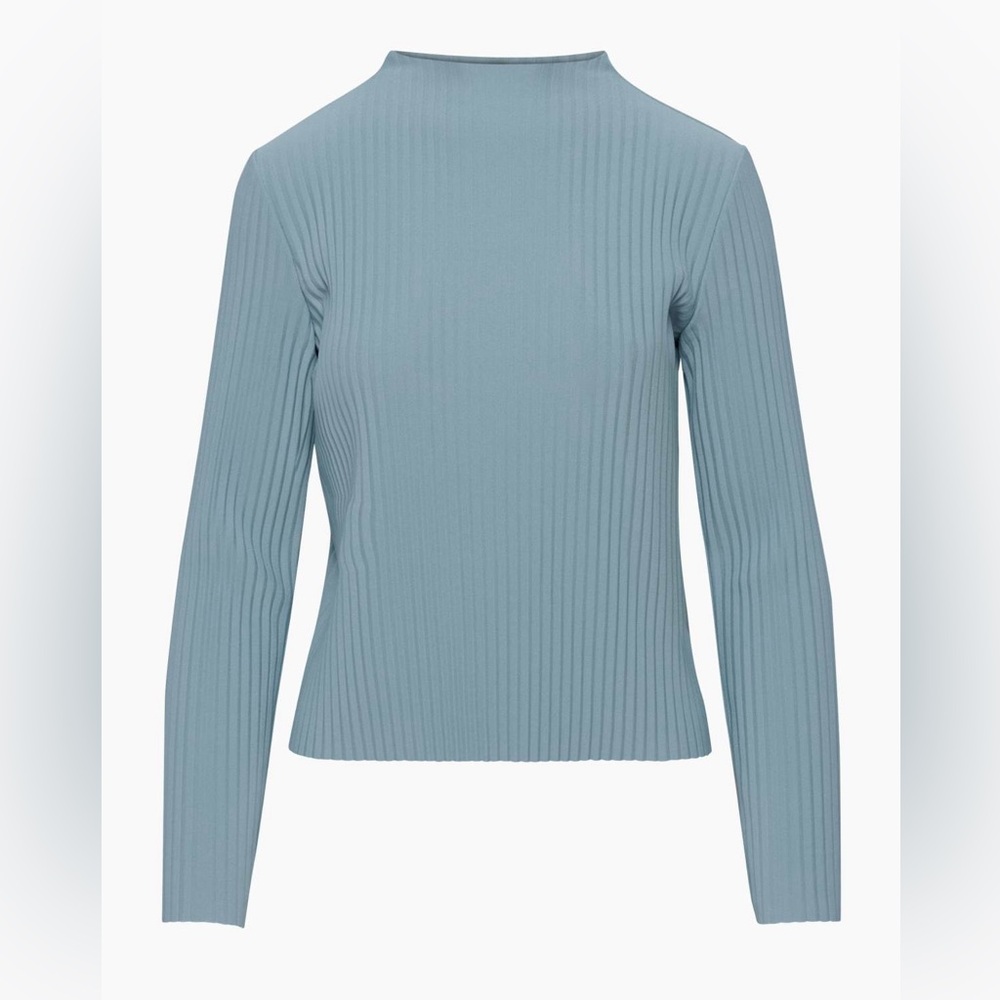 Aritzia Babaton Advocate Blouse Slab Blue S *NWOT*